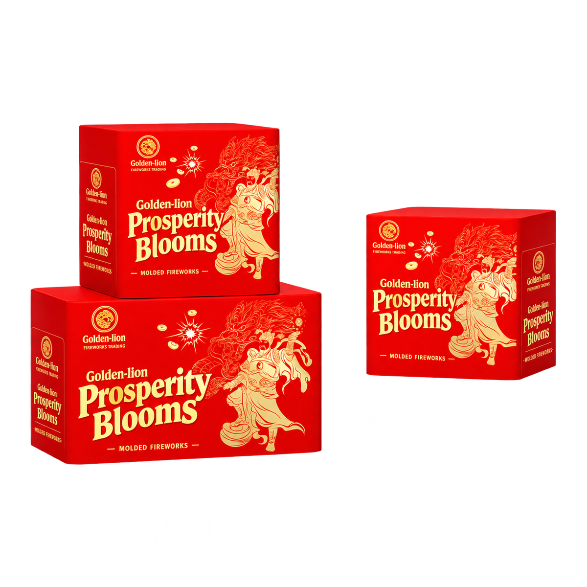 Golden-lion Prosperity Blooms