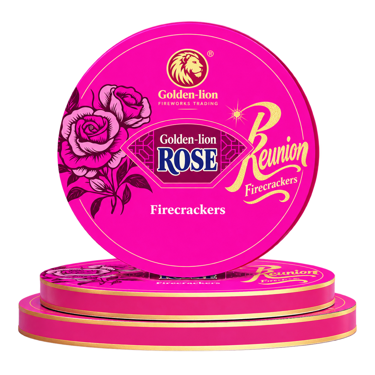 Golden-lion Rose · Reunion Firecrackers