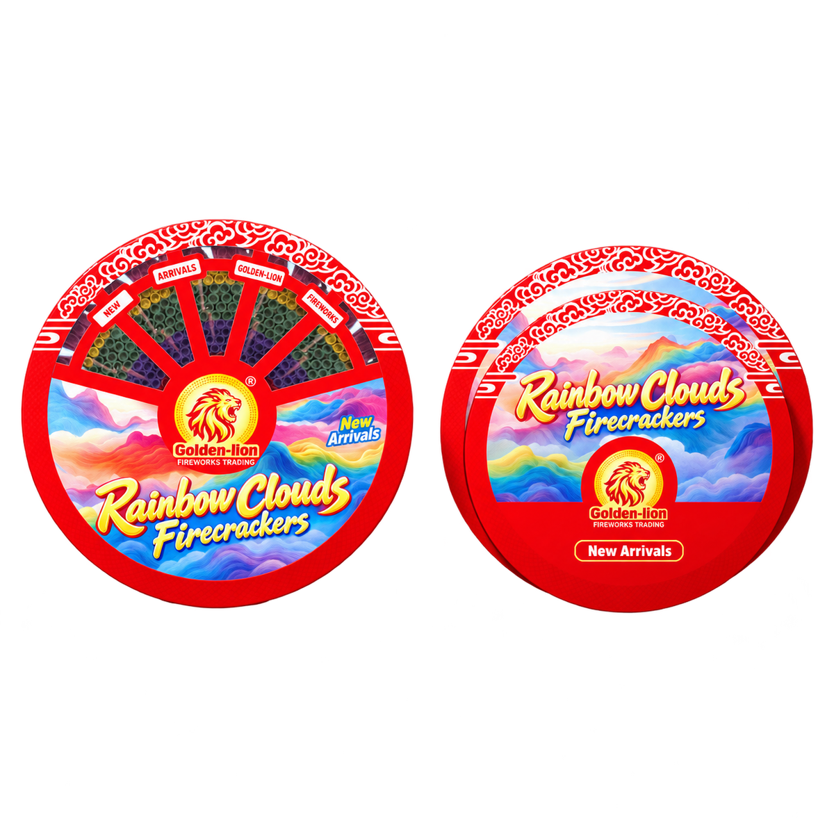 Rainbow Clouds Firecrackers